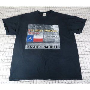 Mario Flores Almost Famous Album Cover T-Shirt Size XL San Antonio TX Country